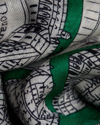 Inoui Editions Scarf / Etole 100 Turgot in Green