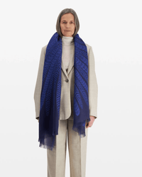 Inoui Editions Scarf / Etole 70 3D Hedwige in Blue