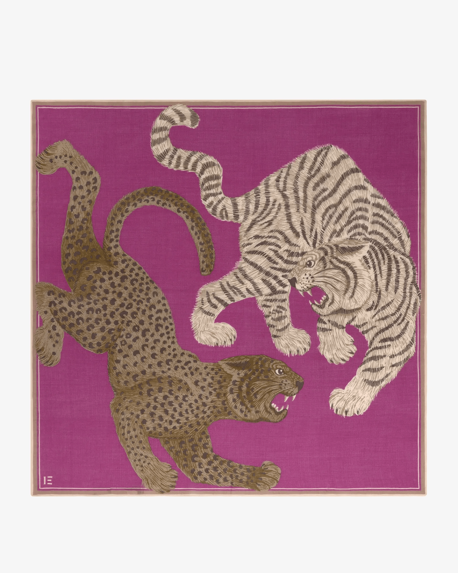 Inoui Editions Accessories Purple Square / Carre 100 Chatou Winter in Purple