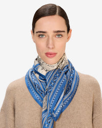 Inoui Editions Square / Carre 100 Louvre in Blue 1 - Bliss Boutiques