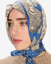 Inoui Editions Square / Carre 100 Louvre in Blue 4 - Bliss Boutiques