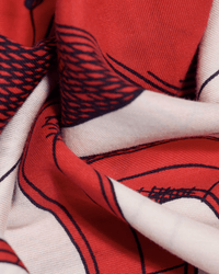 Inoui Editions Square / Carre 130 Des Rives et Des Reves in Red