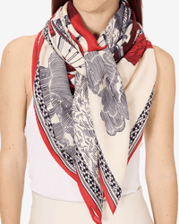 Inoui Editions Square / Carre 130 Des Rives et Des Reves in Red