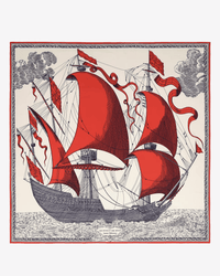 Inoui Editions Square / Carre 130 Des Rives et Des Reves in Red