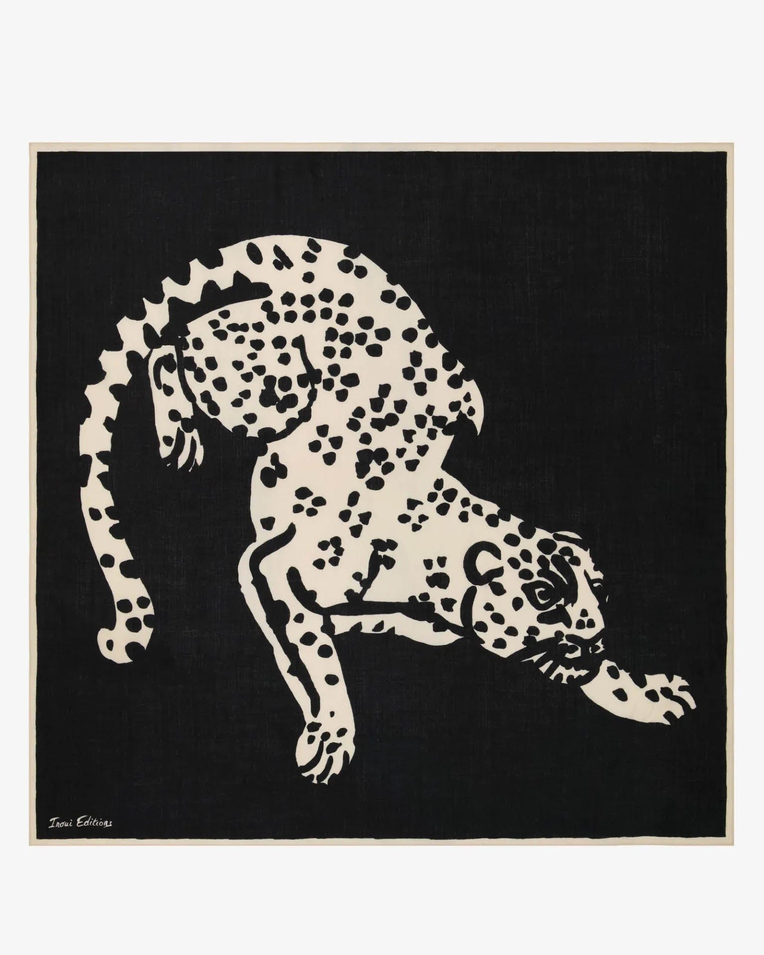 Inoui Editions Square / Carre 130 Feline in Black
