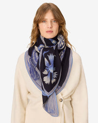 Inoui Editions Square / Carre 130 Gustav in Blue 2 - Bliss Boutiques