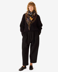 Inoui Editions Square / Carre 130 Papillons in Khaki 4 - Bliss Boutiques