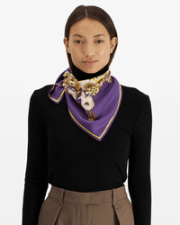 Inoui Editions Accessories Purple Square / Carre 65 Hulule in Purple