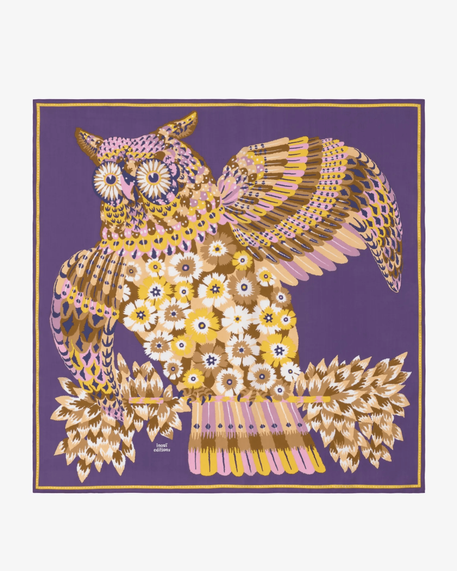 Inoui Editions Accessories Purple Square / Carre 65 Hulule in Purple