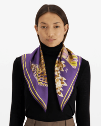 Inoui Editions Accessories Purple Square / Carre 65 Hulule in Purple