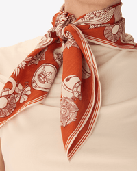 Inoui Editions Square / Carre 65 Octopus in Red 3 - Bliss Boutiques