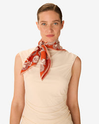 Inoui Editions Square / Carre 65 Octopus in Red 1 - Bliss Boutiques