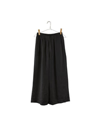 It is well LA Wide Linen Pants in Black