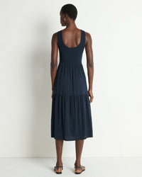 Clementine Midi Dress in Night Sky