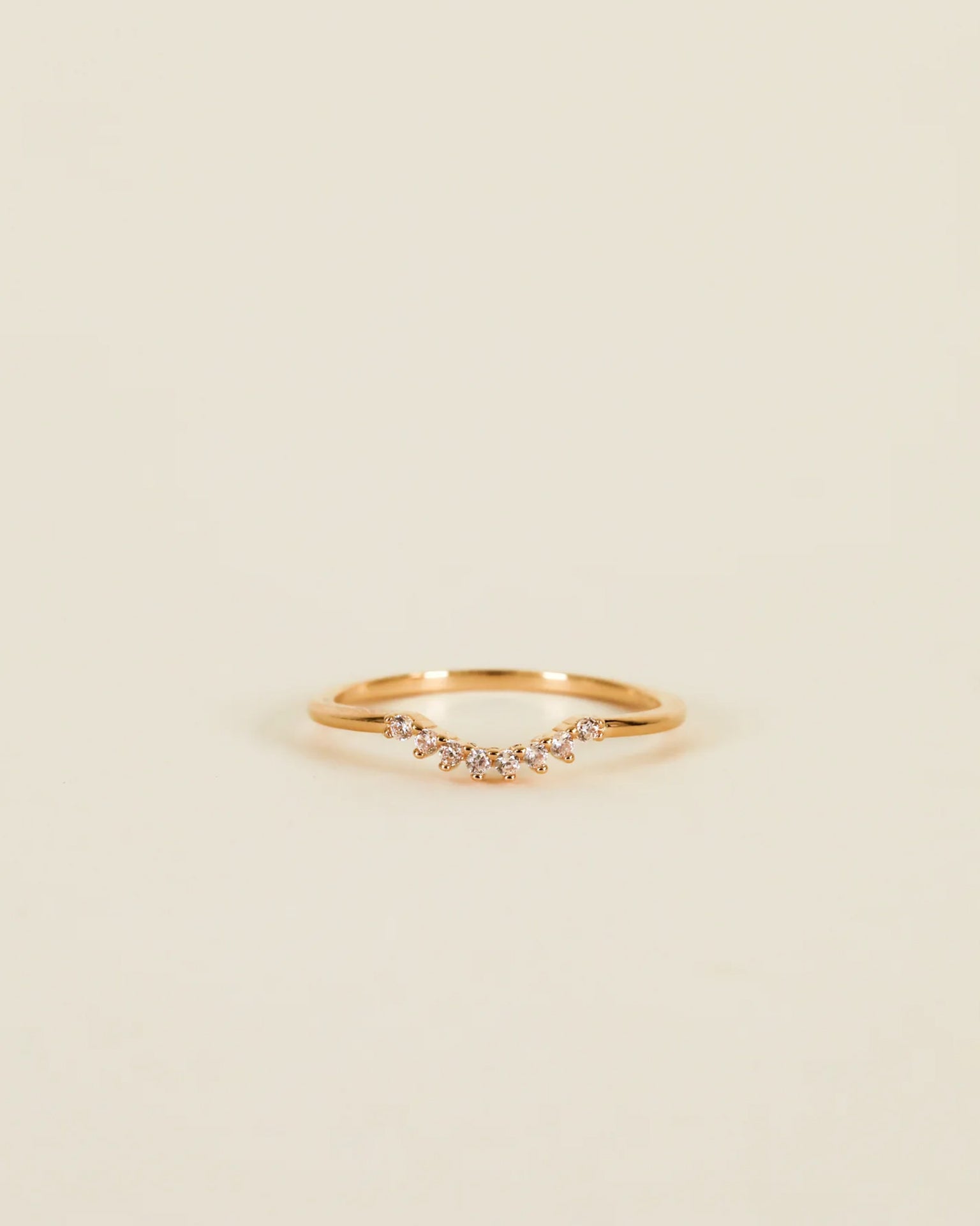 JaxKelly Gold Rings - Arched Crown
