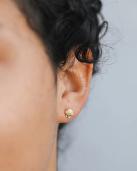 JaxKelly Seashell - Gold Earrings