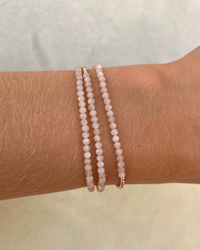 Karen Lazar Design Jewelry 2MM Sig Bracelet with Nude Moonstone & Yellow Gold