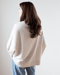 Kujten Clothing Mayfair Cape Cardi in Avoine