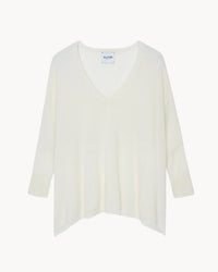 Kujten Minie V Neck in Blanc