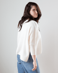 Kujten Minie V Neck in Blanc