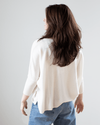 Kujten Minie V Neck in Blanc