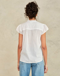 MABE Freya S/S Top in White 3 - Bliss Boutiques