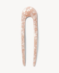 Machete Accessories French Hair Pin in Peach Shell