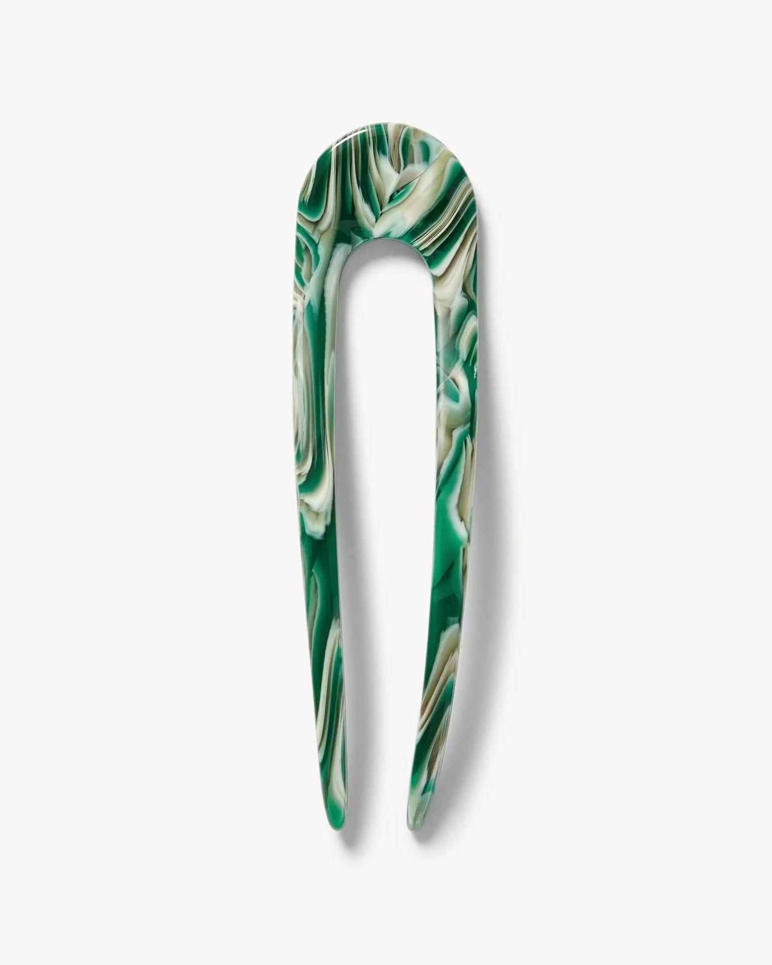 Machete French Hair Pin in Stromanthe