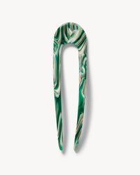 Machete French Hair Pin in Stromanthe