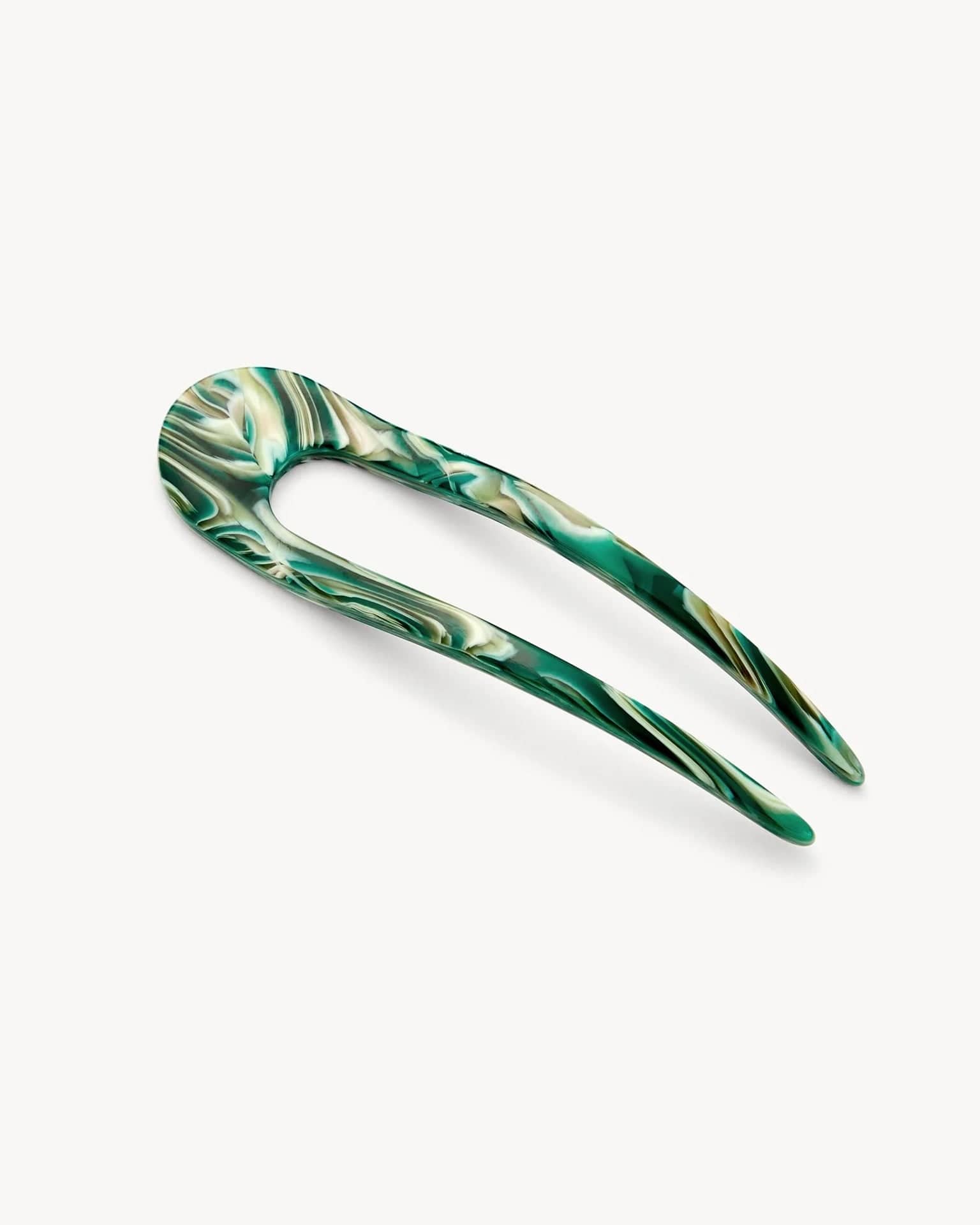 Machete French Hair Pin in Stromanthe