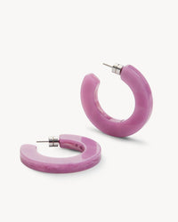 Machete Jewelry Kate Hoops in Orchid