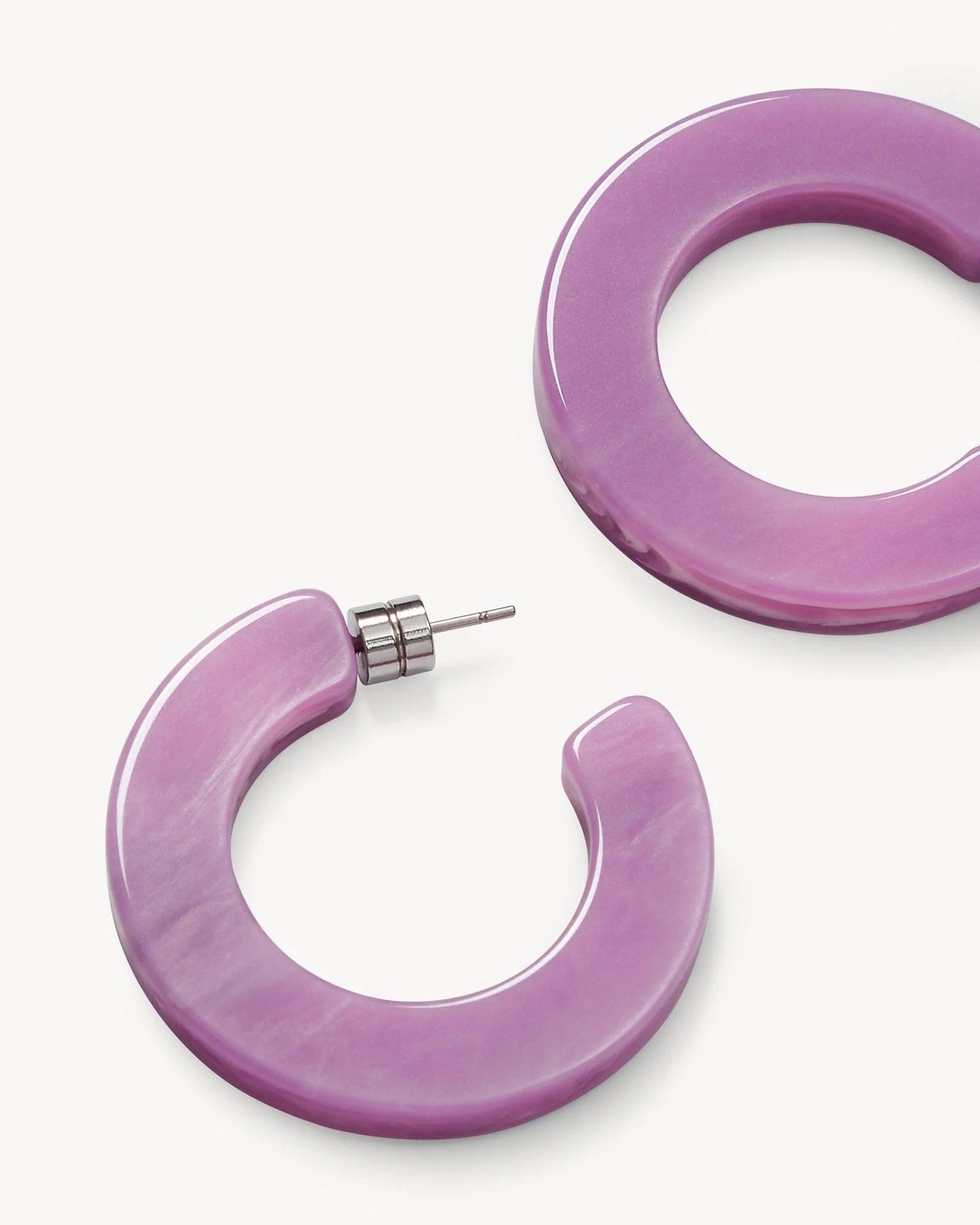 Machete Jewelry Kate Hoops in Orchid