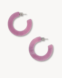 Machete Jewelry Kate Hoops in Orchid