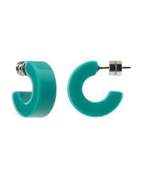 Machete Muse Hoops in Teal