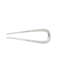 Machete Accessories Silver Petite Oval French Hair Pin in Silver