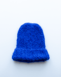Shaggy Alpaca Hat in Electric Blue - Bliss Boutiques