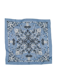 Maison Lecomte Flament Classic Cotton Bandana in Riviera