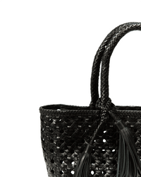 Maison N.H Paris Accessories Black Malibu Cuir Bag in Black