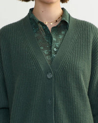 Margaret O'Leary Fairfax Cardi in Kale