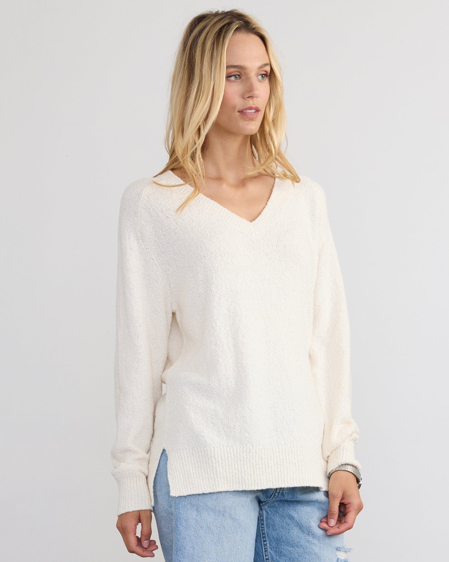 Margaret O'Leary Tunic Vee in Ivory