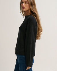 Margaret O'Leary Lola Pullover in Black 2 - Bliss Boutiques