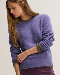 Margaret O'Leary Maria Crew in Hyacinth 2 - Bliss Boutiques