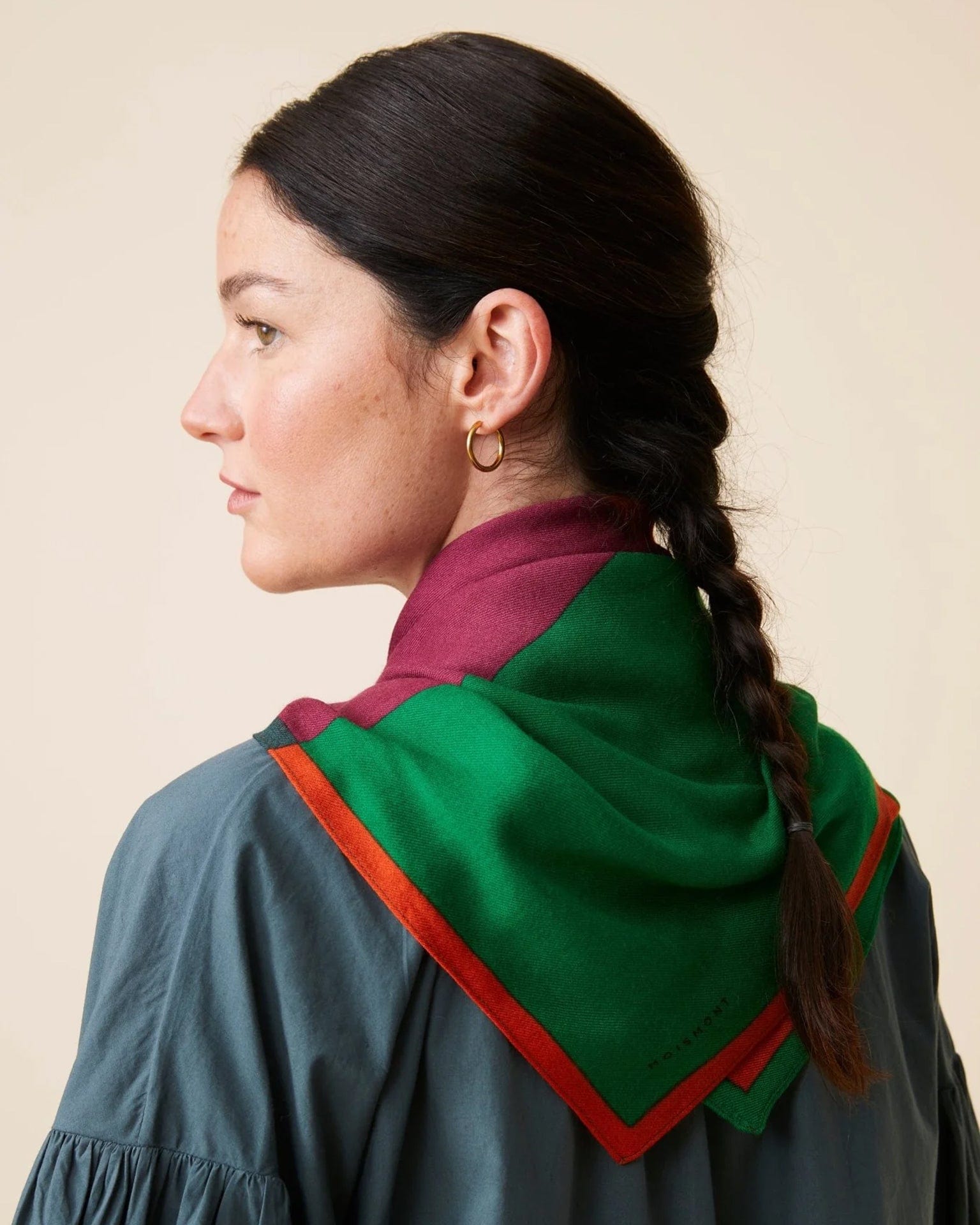 Moismont Bandana No 751 in Poppy Red