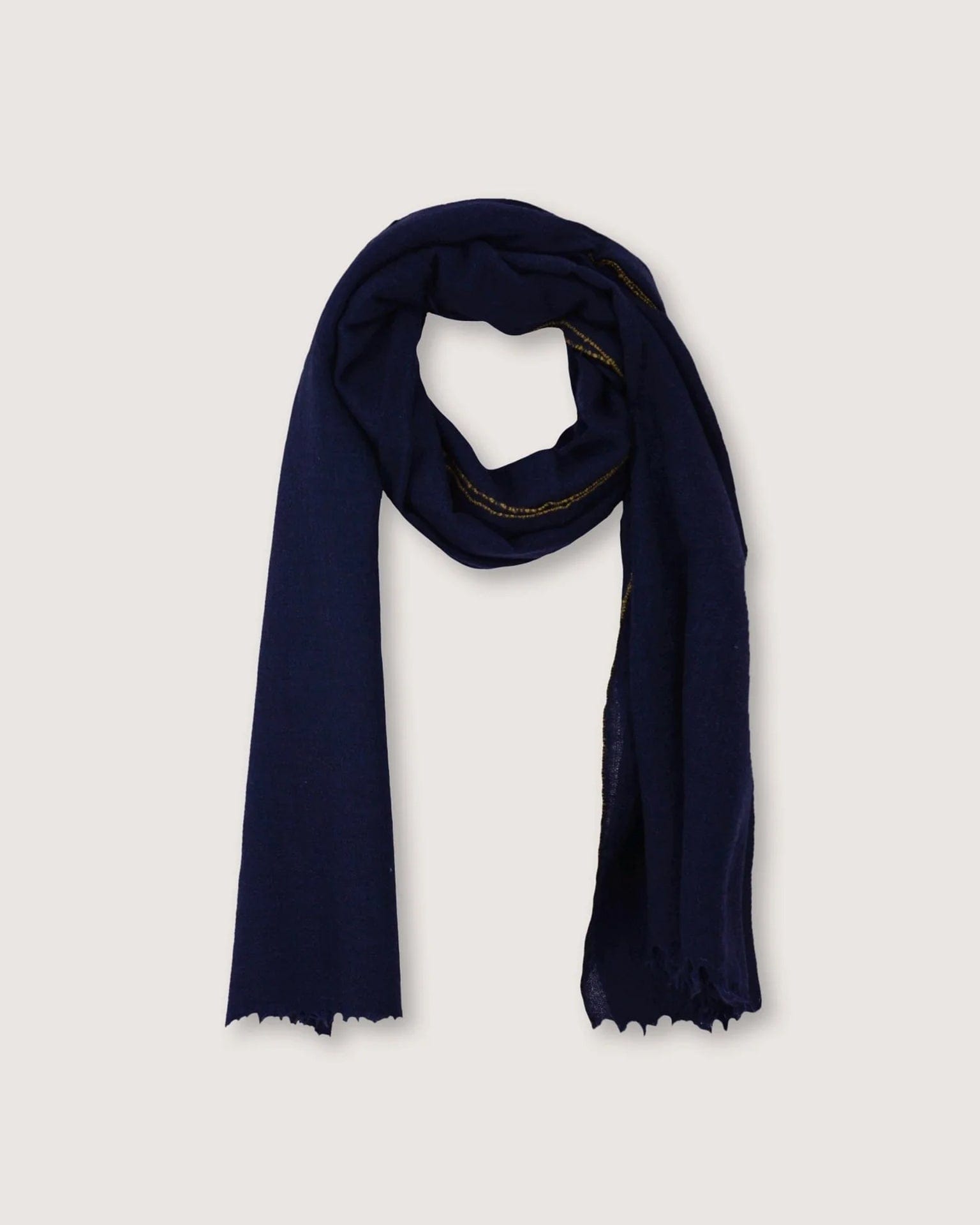 Moismont Scarf No 100 in Navy Blue