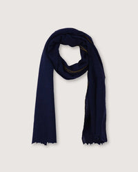 Moismont Scarf No 100 in Navy Blue