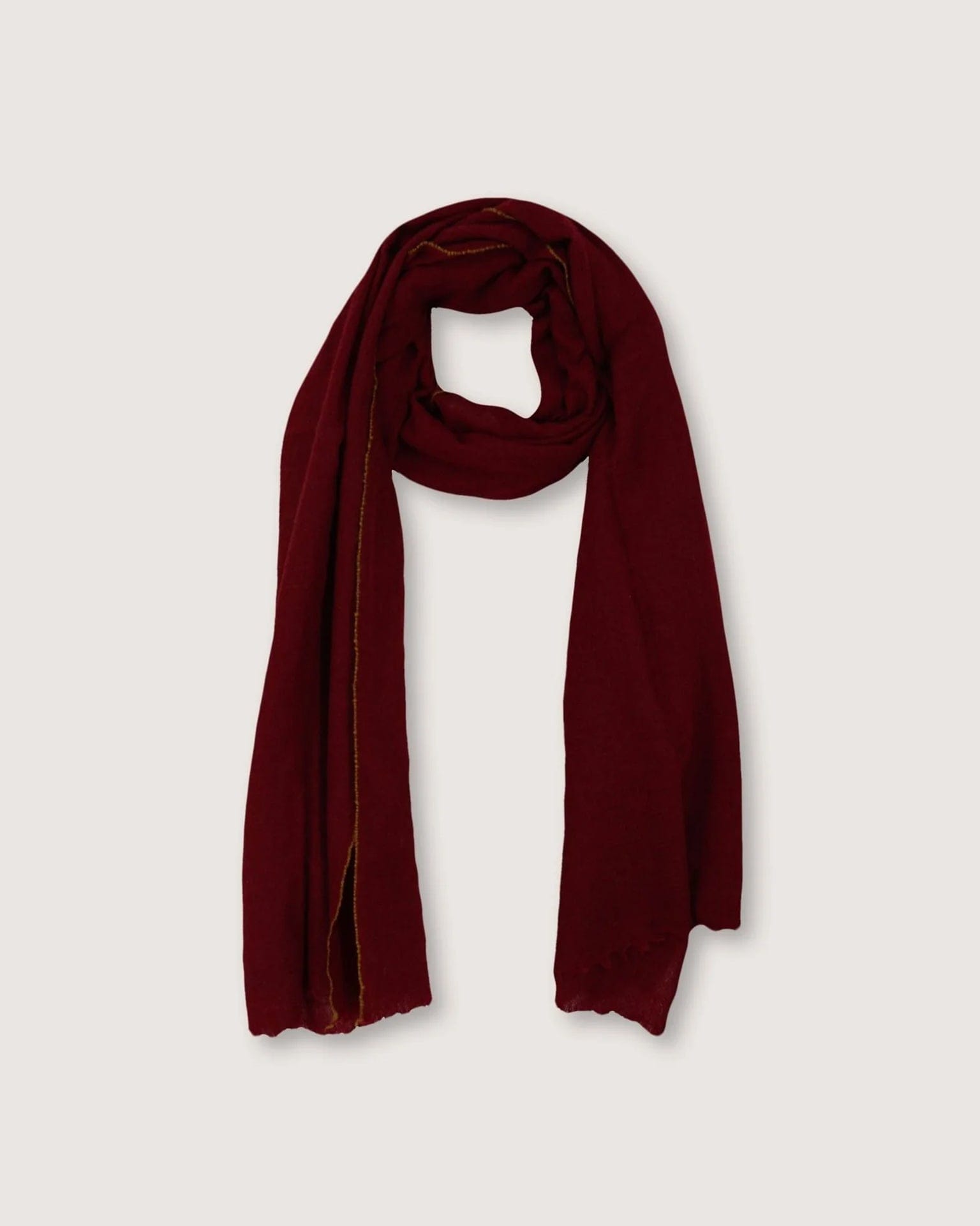 Moismont Scarf No 100 in Red Wine