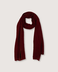Moismont Scarf No 100 in Red Wine