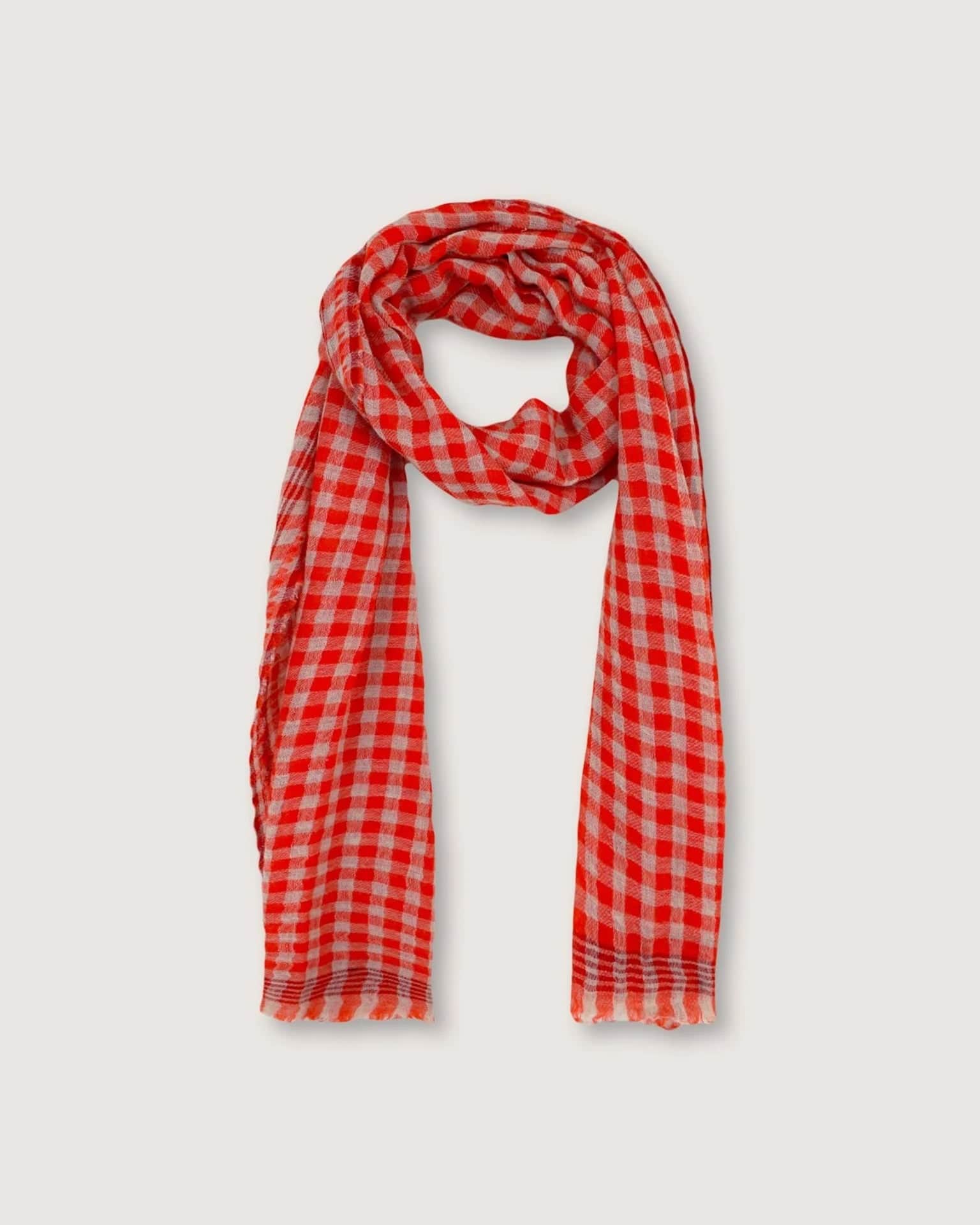 Moismont Scarf No 693 in Poppy Red