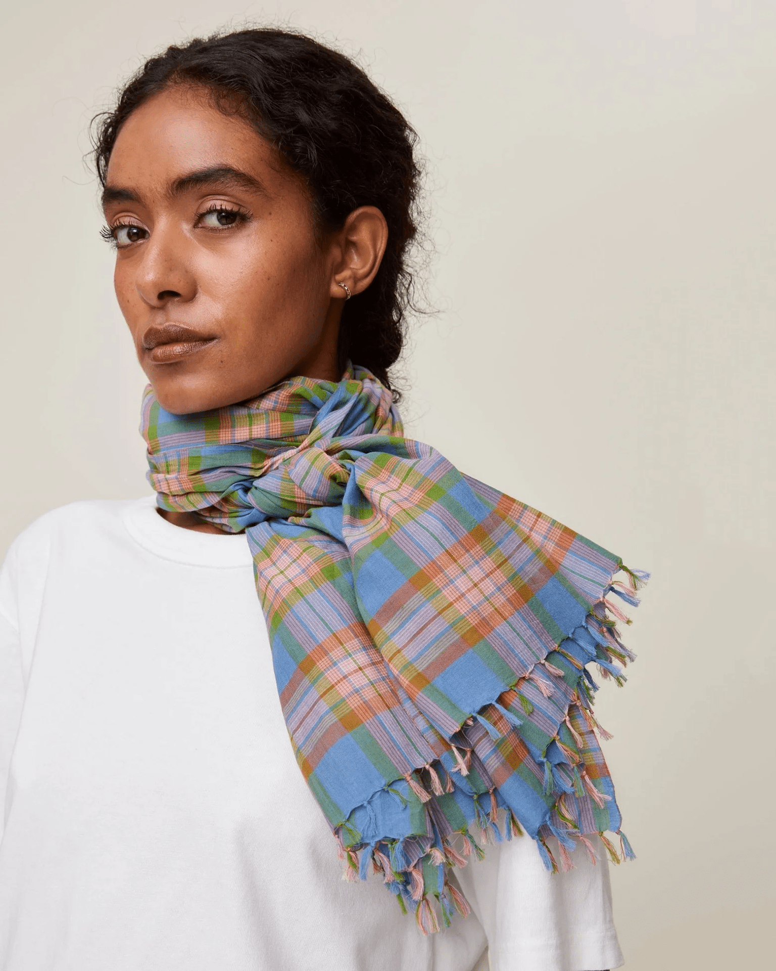 Moismont Scarf No 722 in Nordic Blue