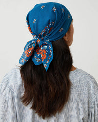 Moismont Fichu Scarf No 652 in Indigo 1 - Bliss Boutiques